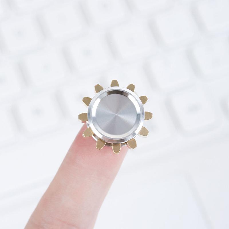 Mini Metal Gear Gyroscope Fidget Spinner Toy Antistress Portable Adults Stress Reliever Autism ADHD Kids Birthday Christmas Gift