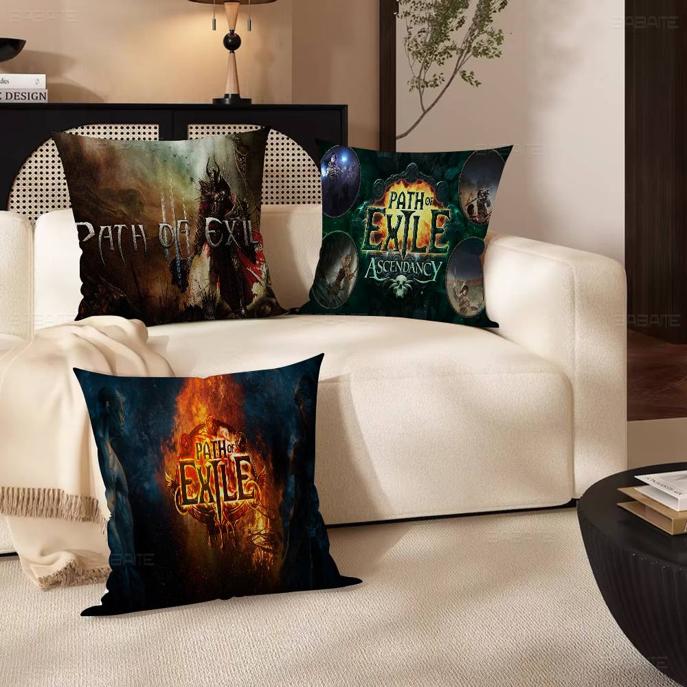 P-Path O-Of E-Exile Personalized Pillow Cover Kids Bedroom Wild Party Decor Pillowcase kid Birthday shower Gift