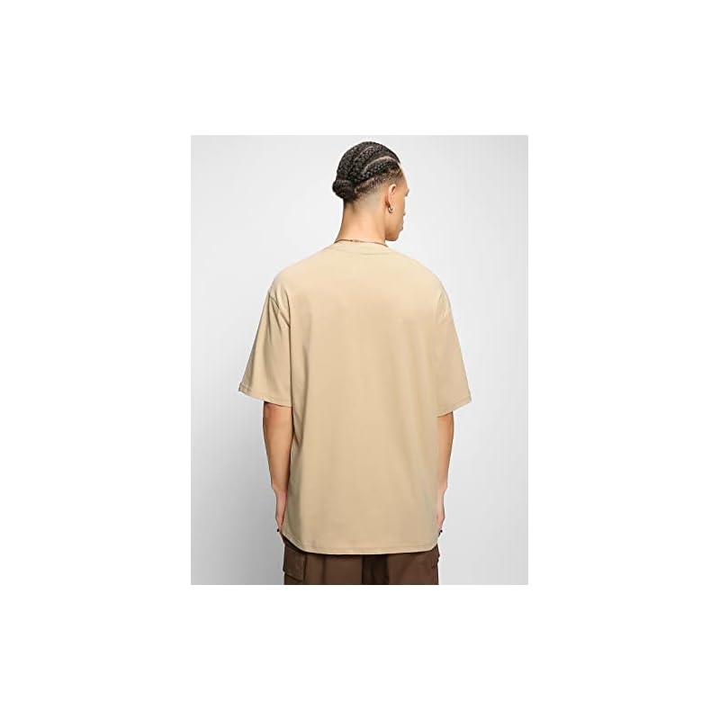 Bewakoof Men' Solid TShirt Solid Fit, Round Neck, Half Sleeve_540863_Brown_M