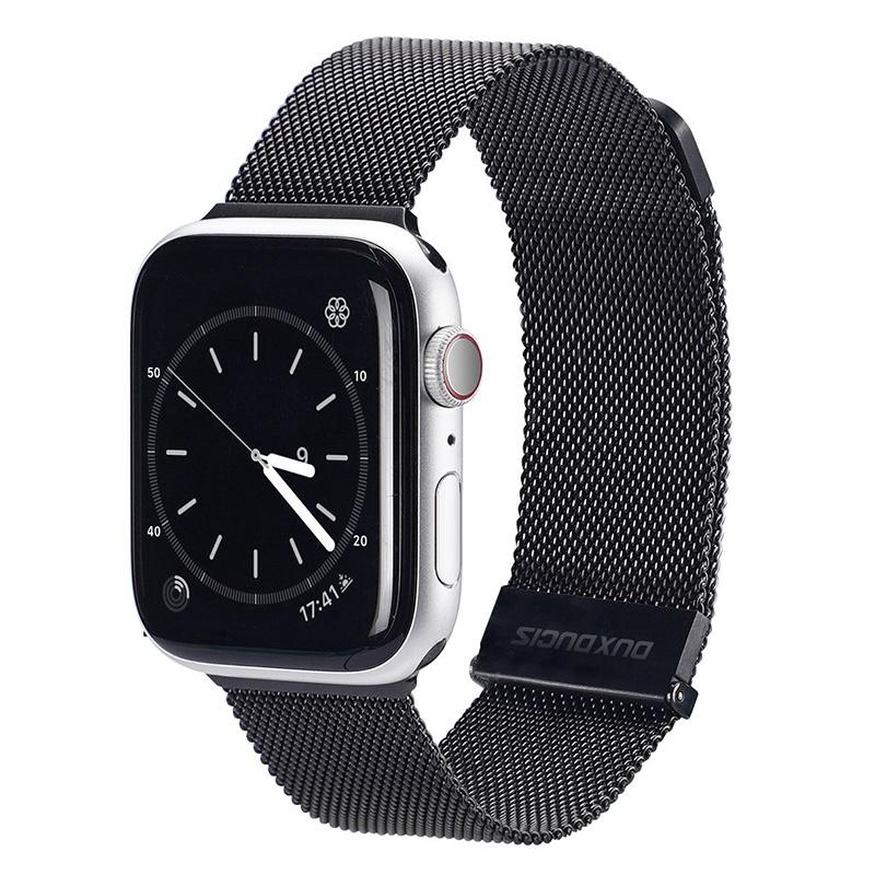

DUX DUCIS For Apple Watch Series 10 46mm/Ultra 2 Ultra 49mm/9 8 7 45mm/SE (2023) SE (2022) SE 6 5 4 44mm/3 2 1 42mm Wrist Strap Black