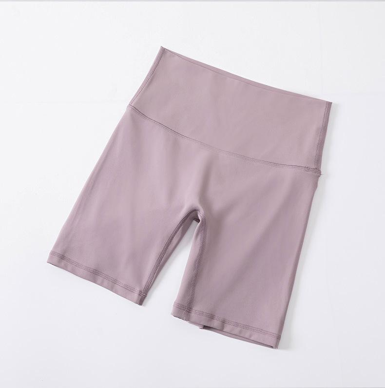 Sports Shorts Spring and Summer New Solid Color Yoga Shorts Tight High Waist Elastic Sports Fitness Three-point Yoga Pants Women