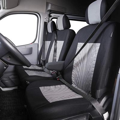 Car Seat Covers 2+1 Driver and Passenger Universal Fit Most Vans Trucks Compatible With For Citroen Jumper for Renault