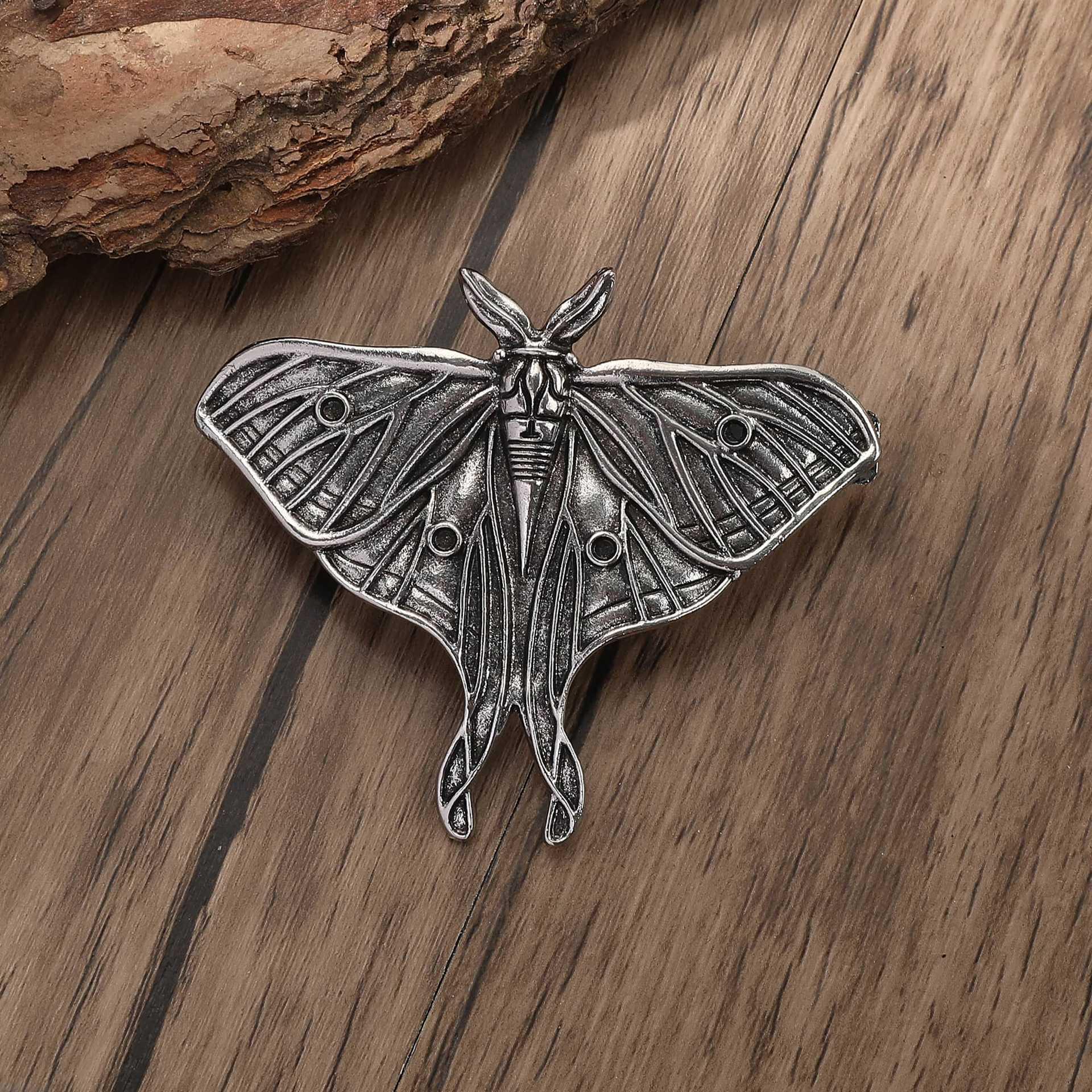 

Retro Viking Butterfly Hairpin - Norwegian Style Party Jewelry серебряный
