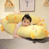 Bed pinch throw pillow sleeping long large small yellow duck big white goose throw pillow doll plush cute girl