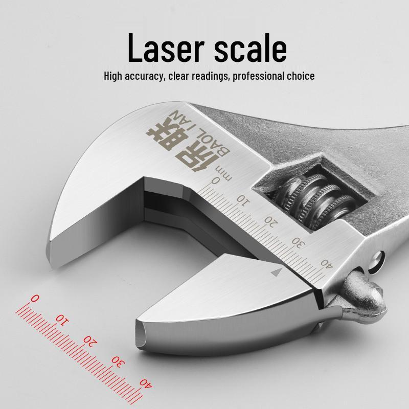 Universal Adjustable Wrench Set – Multifunctional, Genuine Large and Small Opening Tools