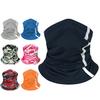Cycling Face Mask Absorb Sweat Sun Protection Neck Cover Mask Breathable Elasticity Ice Silk Headscarf Bandana Men Women