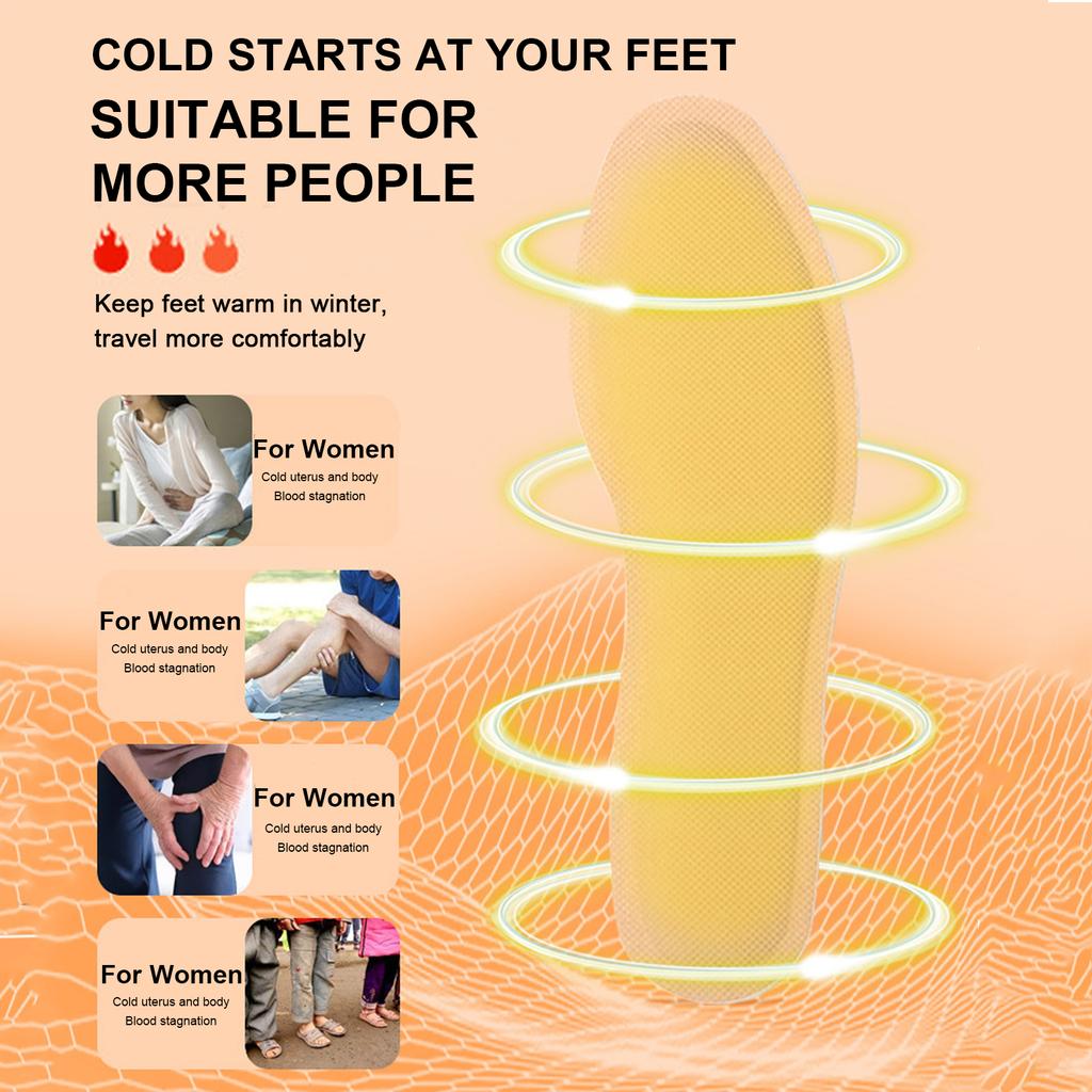10 Pairs Insole Foot Warmers Continuous Heat Heated Insoles Warmers Odorless Feet Warmers for Hunting and Outdoor Sports