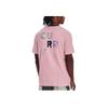 Under Armour Letter Print Sports American Vintage Short Sleeve T-Shirt Men Tops Pink 1376807-676