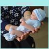 10-inch Lifelike Full Body Soft Vinyl Silicone Dolls For Girls Realistic Newborn Baby Companion