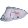 Kompatibel für Volvo S60 2011 2012 2013 2014-2019 Ersatz Auto Rückspiegel Schale Kappe Gehäuse Flügel Tür Seitenspiegel Abdeckung(1 Stück eisweiß R)