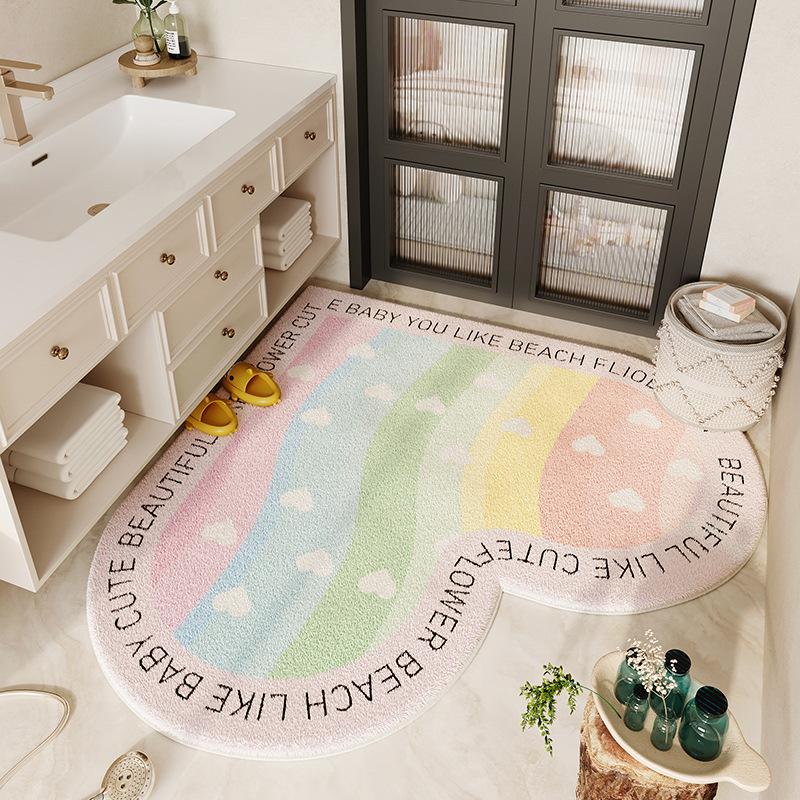 Cute Style Floor Mat Bathroom Floor Mat Bathroom Door Wear-resistant and Anti Slip Mat