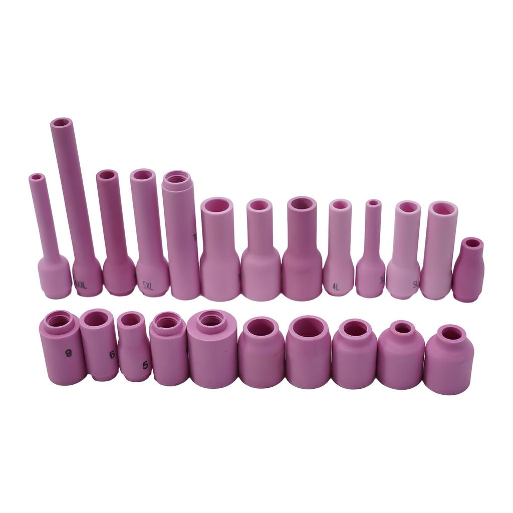 Sturdy Gas Lens Collet Body Assorted Kit, 46Pcs for TIG Welding Torch SR WP9 20 25, Superior Welding Performance