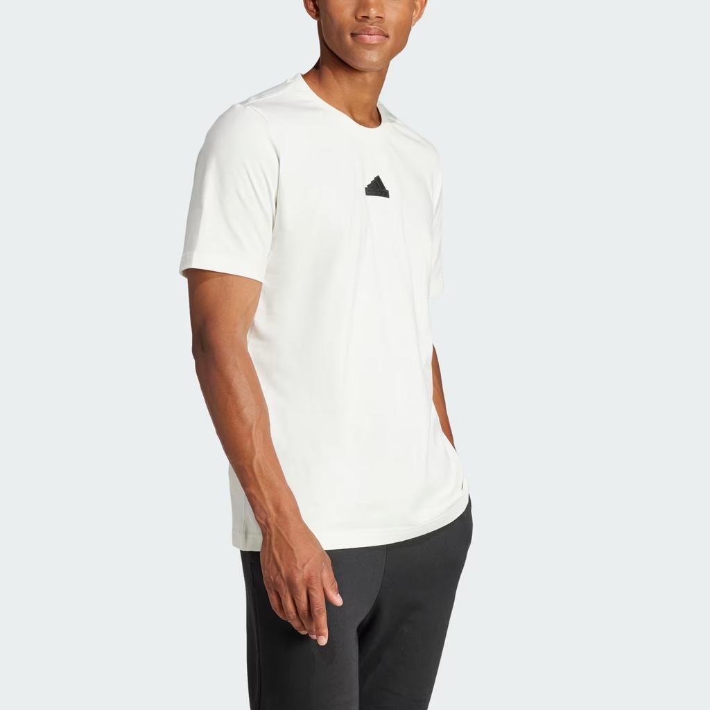 Adidas City Escape Logo Round Neck Short Sleeve T-Shirt Men Tops White IS2857