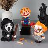 Micro Building Blocks Toys Halloween Series 9918-9920 Creative Educational Cartoon Character Models Kids Gifts