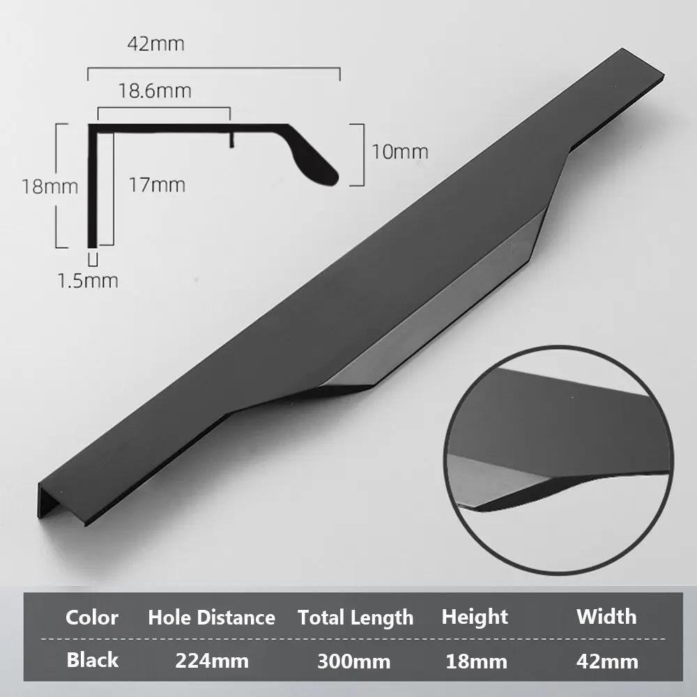 Роскошный Шкаф Гардероб Алюминиевый Сплав Ручка Двери Ручка Двери Кухонный Шкафчик Выдвижной Ящик Ручки