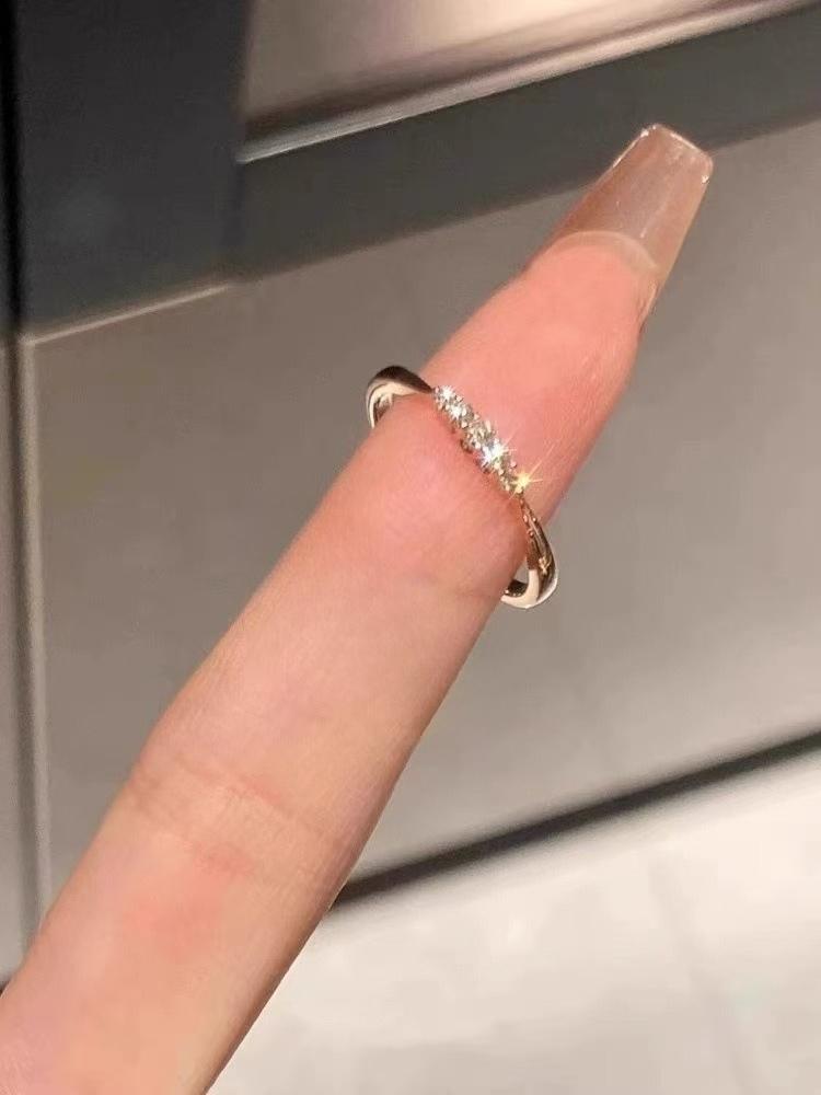 Simple Ring - Women's Unique Design, Exquisite, Luxurious, High-Class, Versatile, Plain Ring for Index Finger