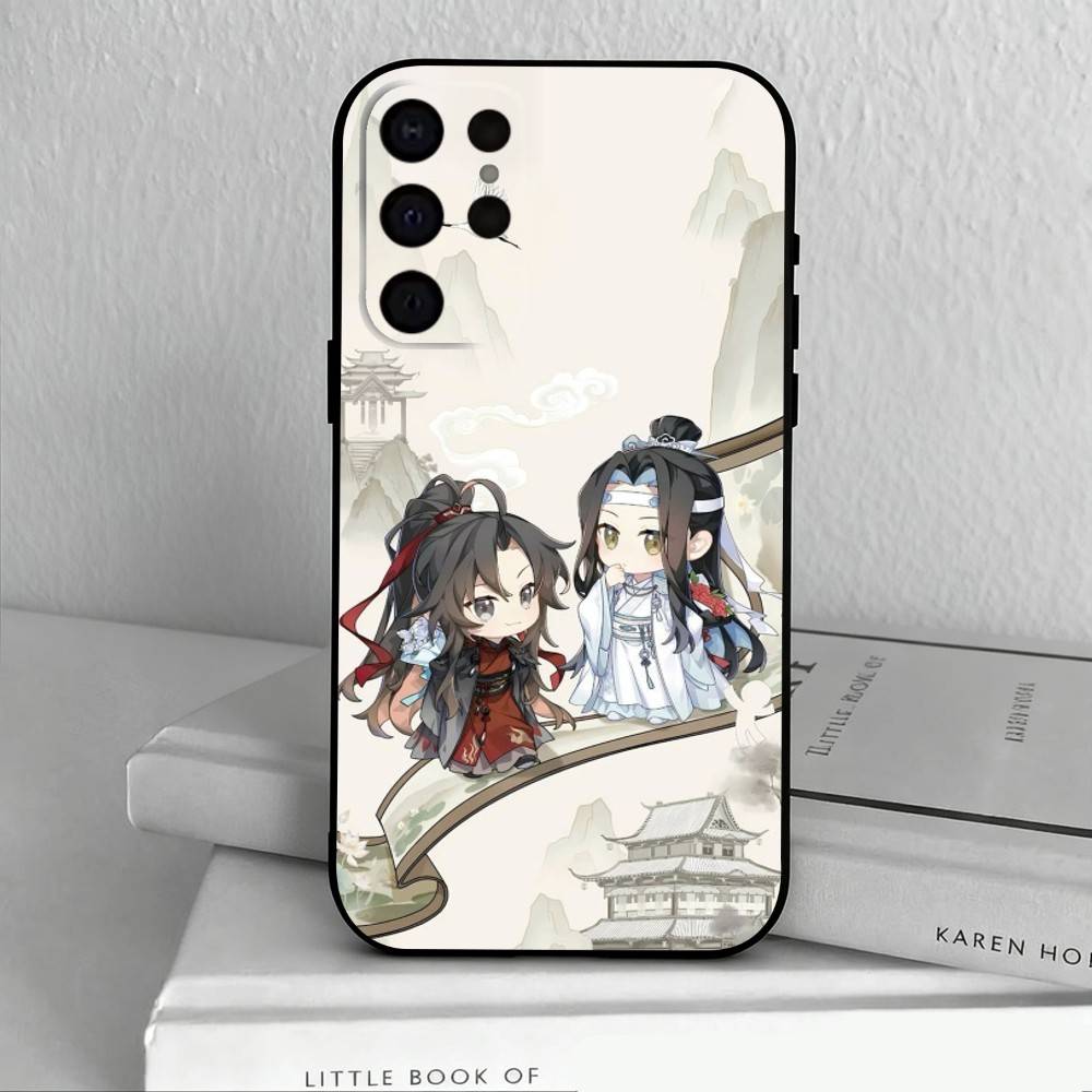 Китайский фильм Благословение Небесных Чиновников Чехол для Телефона Для Samsung S25,S24,S21,S22,S23,S30,Ultra,S20,Plus,Других Мягкий Черный Чехол Samsung S26