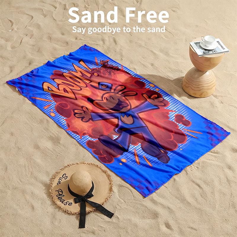 Dog Man Beach towels also serve as bath towels summer essential a musthave for the outdoors the beach and the pool