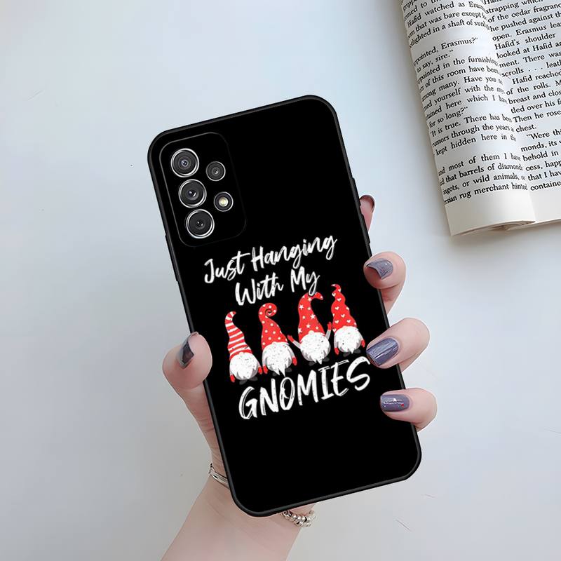 Weihnachten Glückliche Wichtel Handyhülle Funda Für Samsung S20 Lite S22 S30 Ultra S21 Fe S9 S10 E Plus Stoßfeste Rückseite