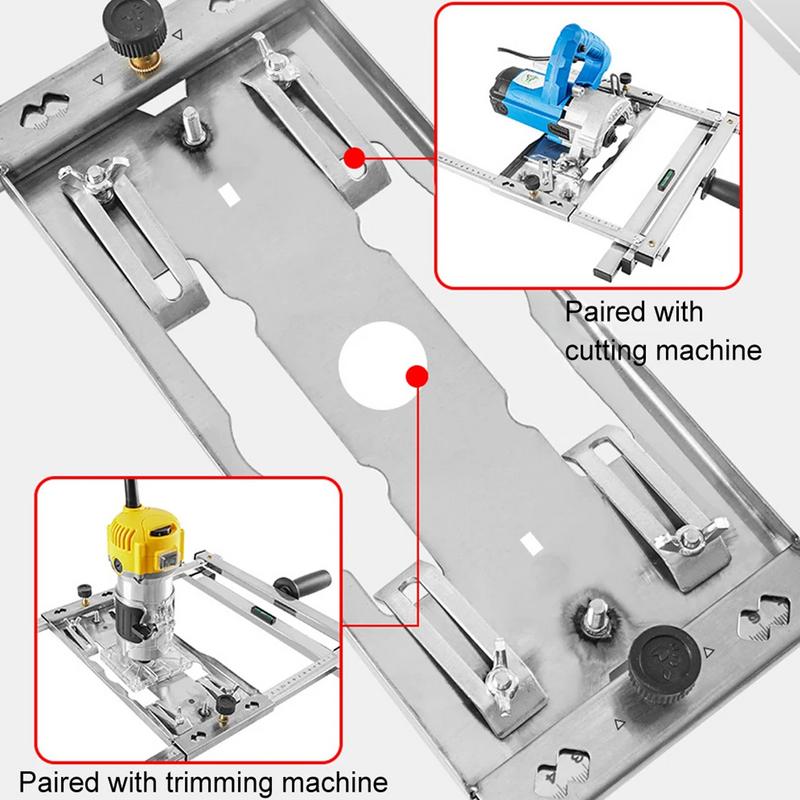 Guida per macchine tagliatrici per seghe circolari Elettricità Posizionamento di seghe circolari Utensile da taglio Macchina tagliatrice Posizionamento di acciaio inossidabile
