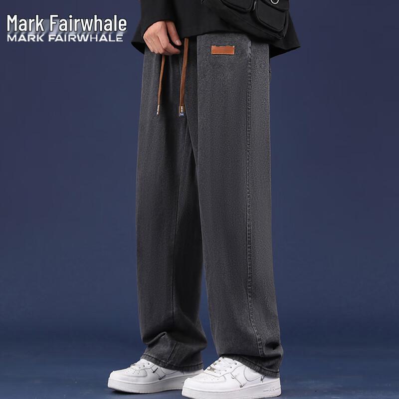 Mark Fairwhale Men's Straight-Leg Retro Loose Fit Jeans