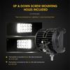 4 inch 57W Side Luminous Led Work Car Driving Lamp Offroad Light Bar Combo