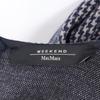 Max MaraWEEKEND Grey 56260103 Houndstooth Wool Musette Knit Dress Dress M BrownUsed