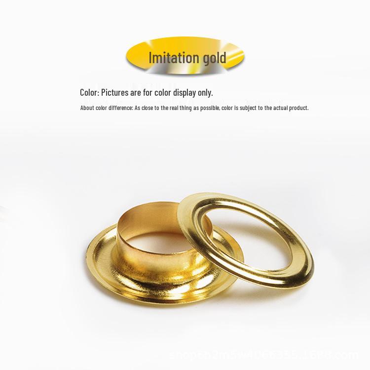 High-Quality Hollow Rivets, Eyelets, and Grommets with Washers for Shoe and Apparel Accessories Display and File Organization