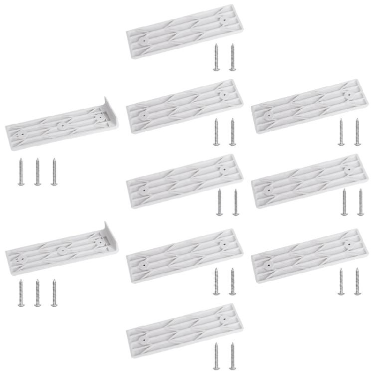 Marine Trailer Glides Pads Quick Installation & Stable Performances Boat Towing Rubber Boat Sliders Pad Set for Boats