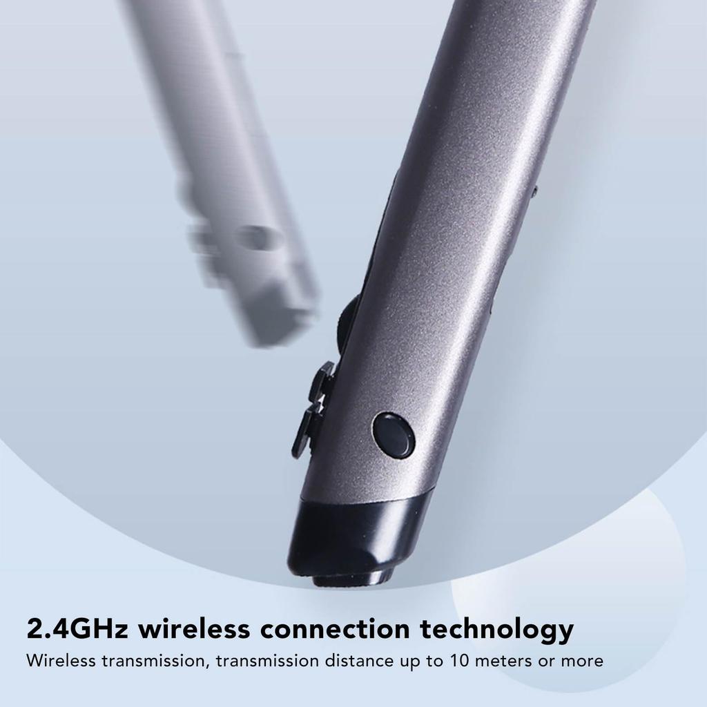 Optical Pen Mouse, 2.4Ghz Wireless Bluetooth Pocket Rechargeable Pen Mouse, 1200 DPI Handwriting Ergonomic Mouse for Laptop Android Tablet PC