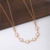 Light Luxury Niche Imitation Pearl Waist Chain, Simple High-End Collarbone Chain, Silver Jewelry Body Chain