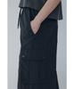 Bobeu String Detail Nylon Cargo Pants_Black 7156230010