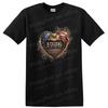 1776 The Heart of America Independence T Shirt Celebrate 250th Anniversary Tee