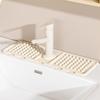 Foldable Silicone Faucet Mat Non-Slip Draining Pad Draining Mat Sink Splash Guard  Kitchen Sink