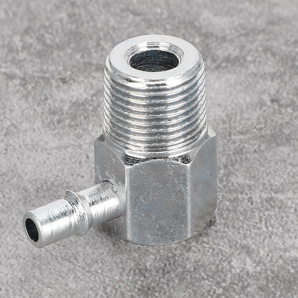 Intake Manifold Vacuum Fitting 90 Degrees  3 8NPT 1 4 Hose Nipple Car Modification 4535Z
