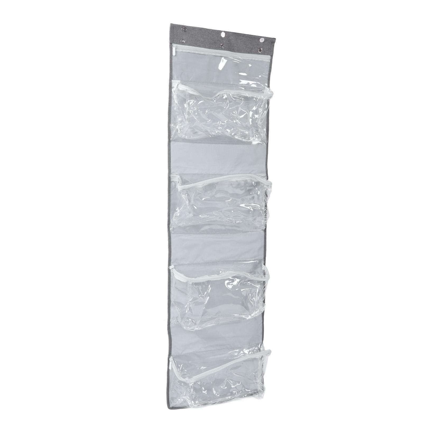 

Hanging Yarn Storage Large Capacity Transparent Foldable Portable Oxford Cloth Crochet Knitting Storage for Wardrobe