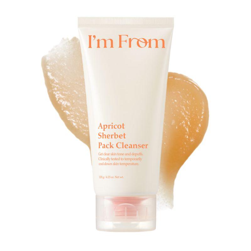 [I m from] Pack Cleanser 120g (Apricot / Honey / Fig) – 1-Minute Face Wash & Pack