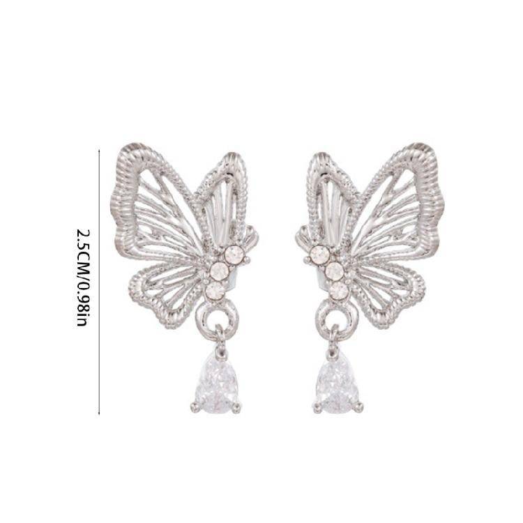 Multiple Device Compatible Headphone Clasps Alloy Construction Sparkling Zircon Detailing Travel Friendly