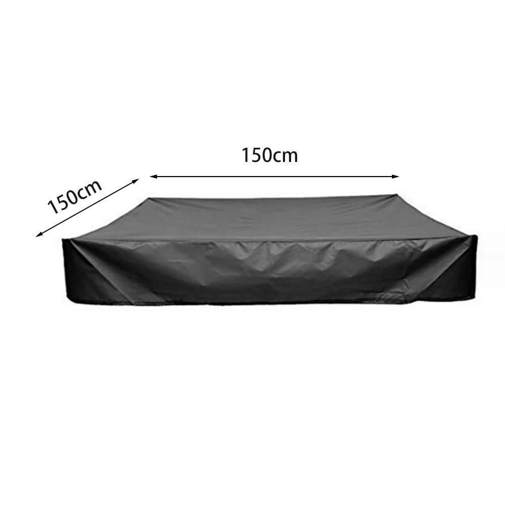 Protective Cover for Sandpits Outdoor Use Waterproof Dustproof Design with Secure Bottom Drawstring for Sand Protection