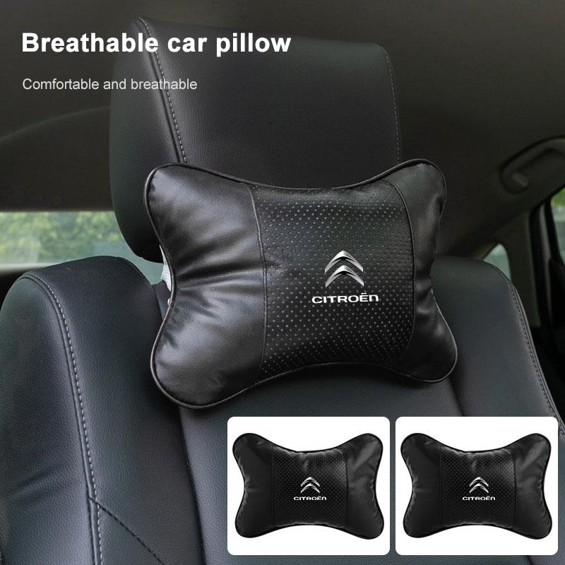 Car Accessories Neck Pillows Car Headrest Cushion Support Seat Sticker For Citroen C1 C2 C3 C4 C5 C6 C8 C4L DS3 DS4 DS5LS DS6