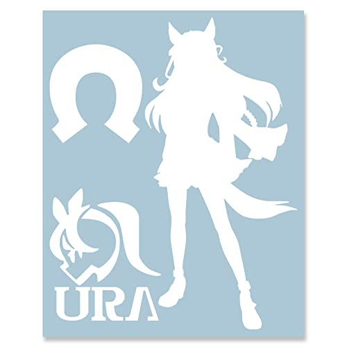 Sticker S with only the design remaining:  Symboli Rudolf racing silks  White 129W