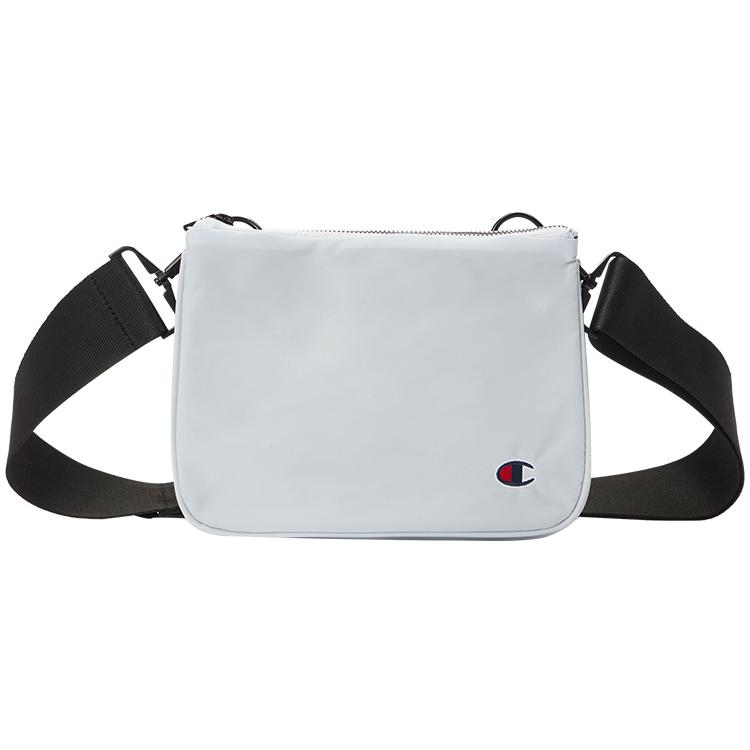 New Champion Fabric Letter Bag, Shoulder Bag, Crossbody Bag Regular Unisex Gray Blue/Black EW-VBG05