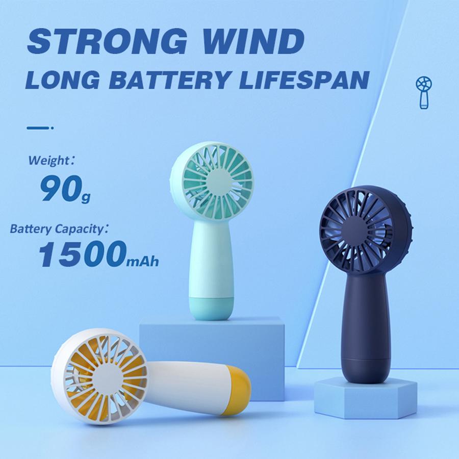 

2024 New Ultra Lightweight Only 90G Mini Pocket Handheld Fan Portable Air Conditioner Rechargeable Small Fan With 3 Wind Speeds