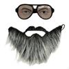 Fake Mustache Beard Set Stage Performance Self Easy To Wear for Theater