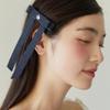 TATIANA Denim Ribbon Tie Hair Pin HB2236