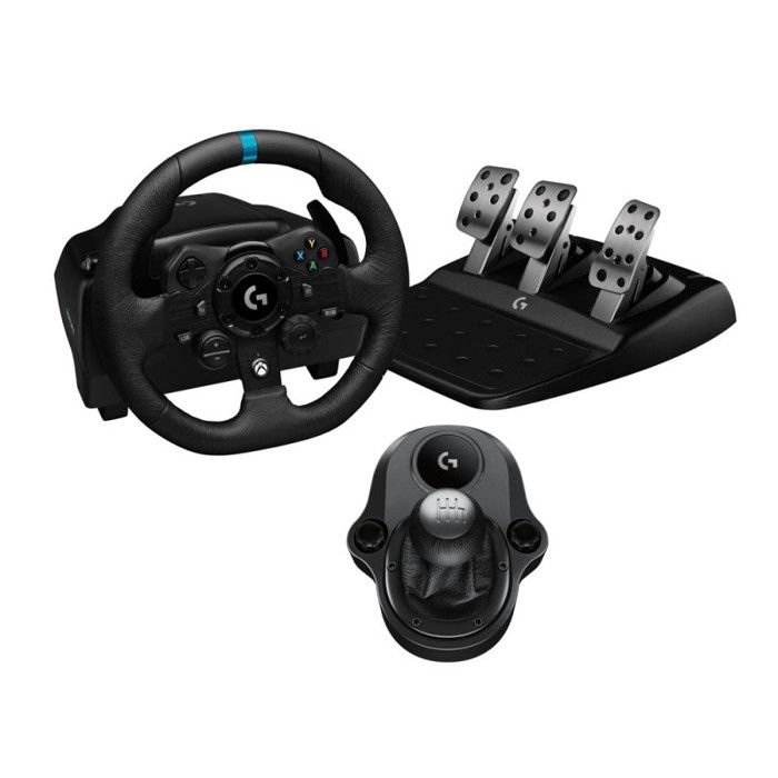 Logitech G923 SE Racing Wheel and Pedals G923 Racing Wheel and Pedals for Xbox Series XS Xbox One and PC + Driv Shifter