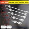 304 Stainless Steel Dual Float Switch Liquid Level Controller, Water Level Sensor for Tank, High Low Liquid Level Switch
