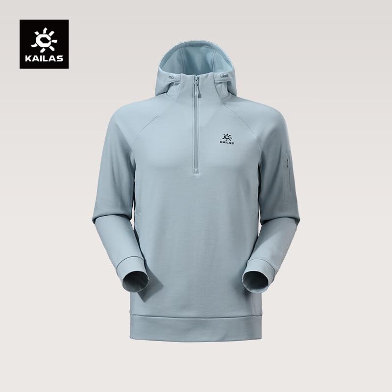 

KAILAS XM4 Men s Hooded Half-Zip Merino Wool Fleece S