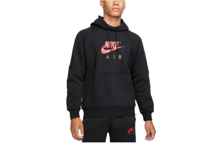 Толстовки Nike Мужские Черные С капюшоном Умеренные Другие DD6383-013 L