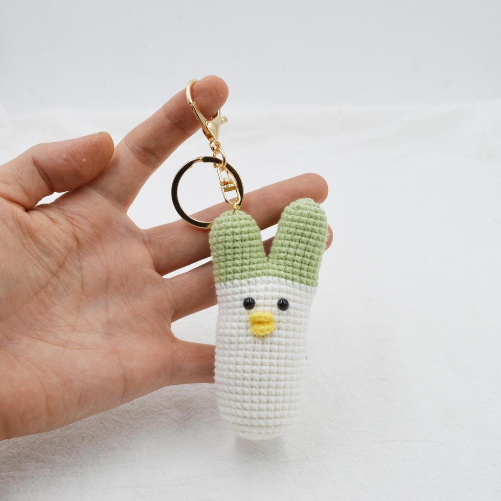 Handmade Crochet Mushroom Pendant – Exquisite Yarn Ornament & Bag Charm